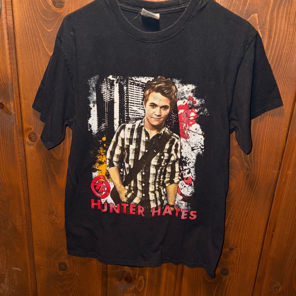 Hunter Hayes 2013 Tour Black Graphic T-Shirt